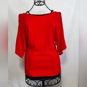 Cable & Gauge Women's Top - Red - Size M